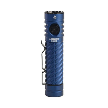 Acebeam EC20 EDC LED Flashlight - Includes 1 x 18650 with USB-C Charging Port - 1900, 2500, or 2800 Lumens - Multiple LED and Color Options