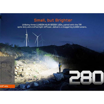 Acebeam EC20 EDC LED Flashlight - Includes 1 x 18650 with USB-C Charging Port - 1900, 2500, or 2800 Lumens - Multiple LED and Color Options