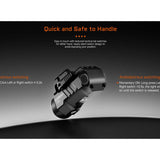 Acebeam G10 LED Weapon Light - 600 Lumens - Luminus SFT-25R - Includes 1 x 16340 with USB-C Charging Port - Black or Micro-Arc Oxidation (MAO) Gray Marbling