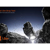 Acebeam G10 LED Weapon Light - 600 Lumens - Luminus SFT-25R - Includes 1 x 16340 with USB-C Charging Port - Black or Micro-Arc Oxidation (MAO) Gray Marbling