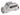 White Acebeam G10 LED Weapon Light - Angled View