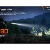Acebeam G15 LED Weapon Light - 1800 Lumens - Luminus SFT-40 - Includes 1 x USB-C Rechargeable 18650