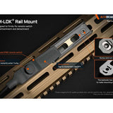 Acebeam G15 LED Weapon Light - 1800 Lumens - Luminus SFT-40 - Includes 1 x USB-C Rechargeable 18650