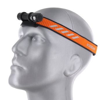 Acebeam H16 Lightweight LED Headlamp - Includes 1 x USB-C Rechargeable 14500 - 900 to 650 Lumens - 6500K to 5000K Color Temperature