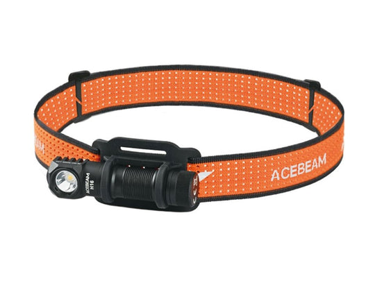 Acebeam H16 Lightweight LED Headlamp - Angled View
