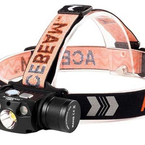 Acebeam H30 R & G USB-C Rechargeable Headlamp - CREE XHP70.2 LED - 4000 Lumens - Cool White or Neutral White - Uses 1 x 21700 (included)