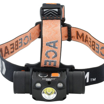 Acebeam H30 R & G USB-C Rechargeable Headlamp - CREE XHP70.2 LED - 4000 Lumens - Cool White or Neutral White - Uses 1 x 21700 (included)