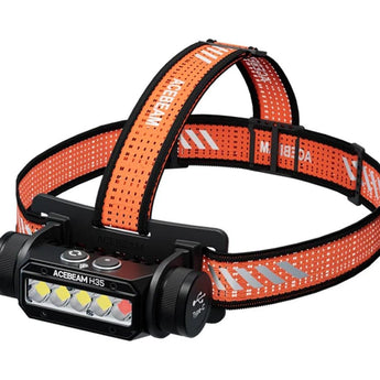 Acebeam H35 USB-C Rechargeable LED Headlamp - 2600 Lumens - Includes 1 x 18650