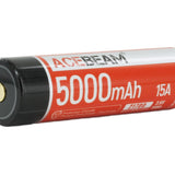 Acebeam IMR 21700 5000mAh 3.7V Protected High-Drain 15A Lithium Ion (Li-ion) Button Top Battery
