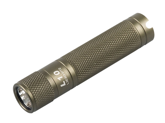 Acebeam L10 LED Flashlight - CREE XP-G2 - 120 Lumens - Uses 1 x AA - Army Green