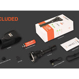 Acebeam L19 2.0 Long Range LED Flashlight - 2200 Lumens - Includes 1 x 21700 - White or Green LEDs