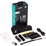 Acebeam L30 Gen II Rechargeable LED Flashlight - CREE XHP 70.2 - 4000 Lumens - Cool White or Neutral White - Uses 1 x 21700 (Included) or 1 x IMR Button Top 18650