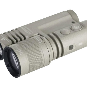 Acebeam Terminator M1 Dual Head LEP and LED Flashlight - 6500K or 5000K - Gray, Green, or MAO Marble Finish - Includes 1 x USB-C Rechargeable 21700