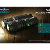 Acebeam Terminator M1 Dual Head LEP and LED Flashlight - 6500K or 5000K - Gray, Green, or MAO Marble Finish - Includes 1 x USB-C Rechargeable 21700