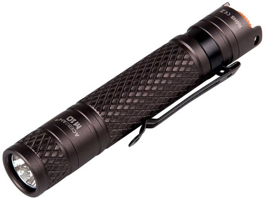 Acebeam M10 Everyday Carry 1 x AA Flashlight - CREE XP-G3 LED - 224 Lumens - Uses 1 x AA - Olive