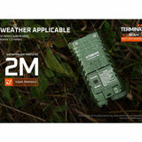 Acebeam Terminator M2 LED Flashlight - 2000-Lumen High CRI Black or 3200-Lumen Cool White OD Green - Includes 1 x USB-C Rechargeable 18650