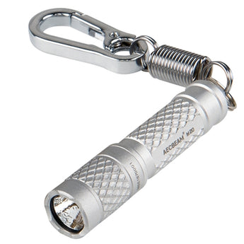 Acebeam M20 Flashlight - CREE XP-G3 LED - 150 Lumens - Uses 1 x AAA - Silver