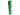 Bright Green Acebeam P15 Rechargeable LED Flashlight - Downturned Vertical View