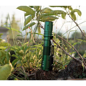 Acebeam P15 Rechargeable LED Flashlight - 1700 Lumens - Luminus SFT40 HI - Includes 1 x 18650 - Black, Green, Dark Green, Orange