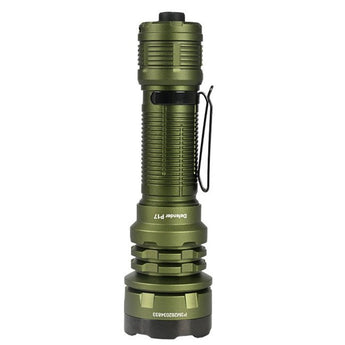 Acebeam Defender P17 Dual-Switch LED Flashlight - 4900 Lumens - CREE XHP70.3 HI - Includes 1 x USB-C Rechargeable 21700 - Black, Grey, OD Green, and Desert Sand