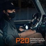 Acebeam P20 USB-C Rechargeable LED Searchlight - 5500 Lumens - Luminus SBT-90.2 or SFT-90X - Includes High-Capacity Li-ion Battery Pack