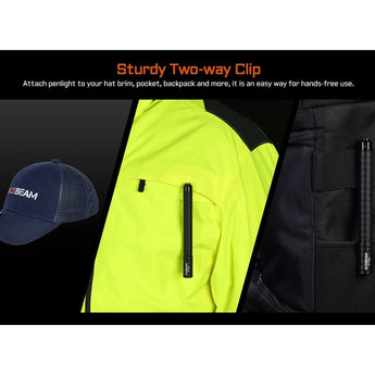 Acebeam PT20 LED Penlight - 500 Lumens - Luxeon HL4X - Includes 1 x 10880 - Black or Silver