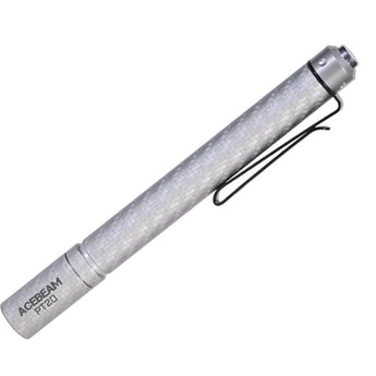 Acebeam PT20 LED Penlight - 500 Lumens - Luxeon HL4X - Includes 1 x 10880 - Black or Silver