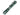 Green Acebeam TAC-2AA LED Flashlight - Angled View