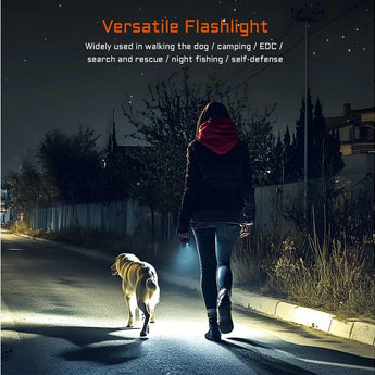 Acebeam TAC-2AA LED Flashlight - 1600 or 1400 Lumens - Includes 1 x USB-C Rechargeable Battery Pack - Choice of Color and LED