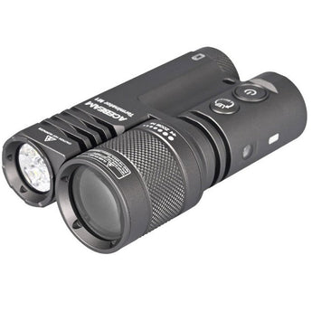 Acebeam Terminator M1 Dual Head LEP and LED Flashlight - 6500K or 5000K - Gray, Green, or MAO Marble Finish - Includes 1 x USB-C Rechargeable 21700