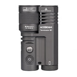 Acebeam Terminator M1 Dual Head LEP and LED Flashlight - 6500K or 5000K - Gray, Green, or MAO Marble Finish - Includes 1 x USB-C Rechargeable 21700