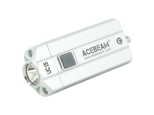 Acebeam UC15 Keylight - CREE XP-L HD LED - 1000 Lumens - Uses 2 x 10440 or 2 x AAA - Silver