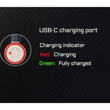 Acebeam 5000mAh 7.4V Protected High-Drain Lithium Ion (Li-ion) Battery Pack with USB-C Charging Port for the P20