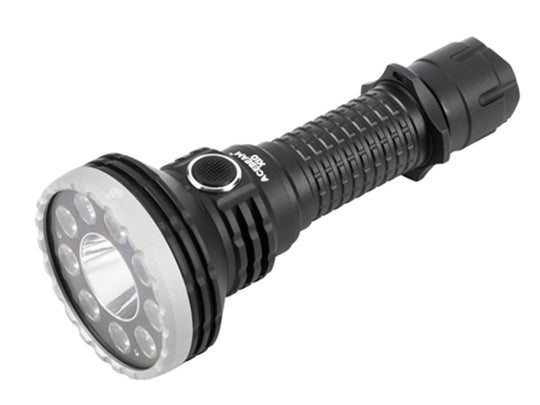 Acebeam X10 LED Flashlight - 1 x CREE XHP35, 9 x Samsung L351D - 6000 Lumens - Includes 1 x 21700