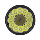 Acebeam X70 Rechargeable Flashlight - 12 x CREE XHP70.2 LED and 1 x CREE XHP35 HI LED - 60000 Lumens - 6500K Cool White - Includes Built-In Li-ion Battery Pack