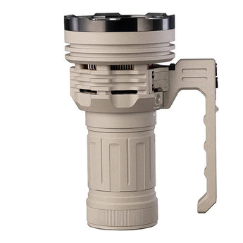 Acebeam X75 USB-C Rechargeable LED Searchlight - CREE XHP70.3 HI - 67000 Lumens - Uses 14.4V 61.2Wh Li-ion Battery Pack - Black or MAO Marble Finish