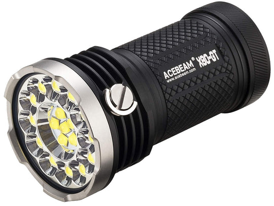 Acebeam X80 GT LED Flashlight - Angled View
