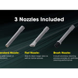 Nitecore AD10 Professional Cord-Free Electric Air Duster - High CRI LED - Uses Built-in 28.86Wh Li-ion Battery Pack