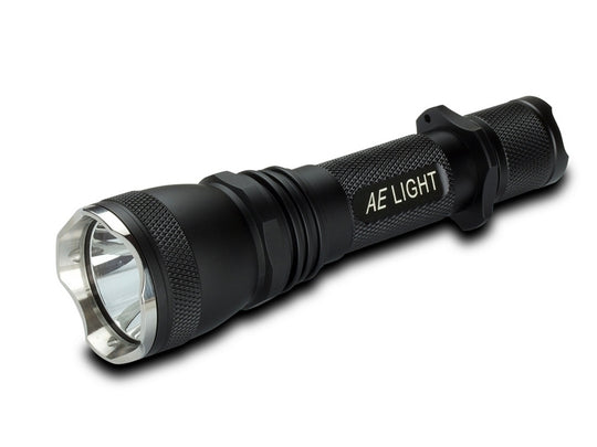AE Light AEL600 Tactical LED Flashlight with CREE XM-L T6 LED - 600 Lumens - Uses 2 x CR123A or 1 x 18650