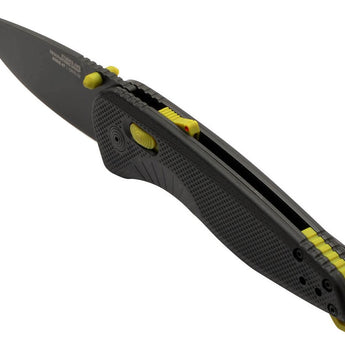 SOG Aegis AT Folding Knife - Black and Moss, Rescue Red and Indigo, or Tan and Blaze