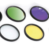 Xenide Colored Filters - Fits AEX20, AEX25 Models - Set of 6: Infrared, Amber, Blue, Diffuser, Green and Red