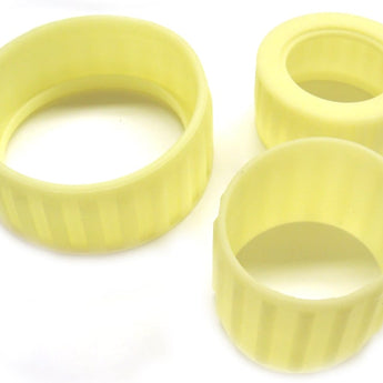 AELight Xenide Rubber Hand Grip and Lens Set - Fits AEX15, AEX20 & AEX25 - Black or Glow-in-the-Dark