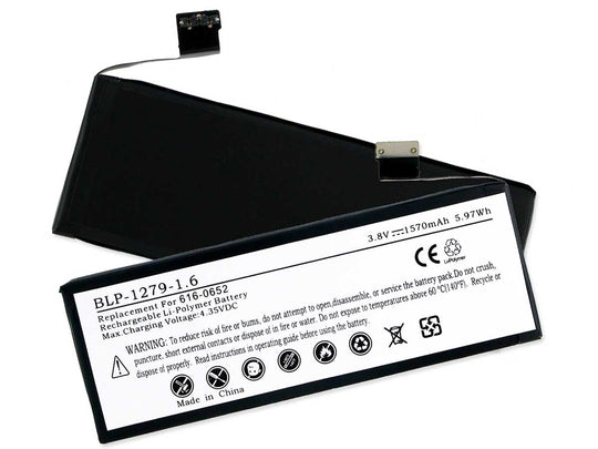 Empire BLP-1279-1.6 1570mAh 3.8V Lithium Polymer (Li-poly) Apple iPhone 5S Cell Phone Battery