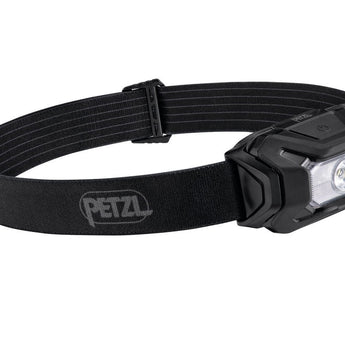 Petzl Aria 1 RGB LED Headlamp - 350 Lumens - White, Red, Green and Blue LED - Includes 3 x AAA - Black, Camo, or Desert Tan