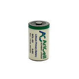 AriCell SCL-03P 1/2AA 1100mAh 3.6V High Pulse Lithium Thionyl Chloride (LiSOCI2) Button Top Battery - Bulk
