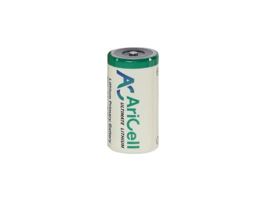 AriCell SCL-05AX 2/3 AA 1650mAh 3.6V Lithium Thionyl Chloride (LiSOCl2) Bobbin Wound Battery with Axial Leads - Bulk