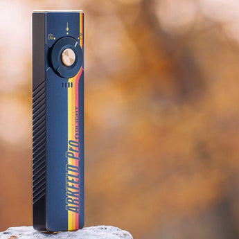 Olight Arkfeld Pro Rechargeable LED Flashlight - 1300 Lumens - Cool White or Neutral White LED - 365nm UV - 520nm Green Laser - Uses Built-in 1500mAh Li-Poly Battery Pack - Black and Additional Colors