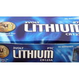 ASP 3029 CR123A (50PK) 1700mAh 3V Lithium Primary (LiMnO2) Button Top Photo Batteries - Box of 50
