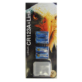 ASP CR123A Lithium Button Top Battery - Package Shot