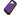 ASP Poly Sapphire Keychain Light - Nichia 5mm LED - 20 Lumens - USB Rechargeable - Violet